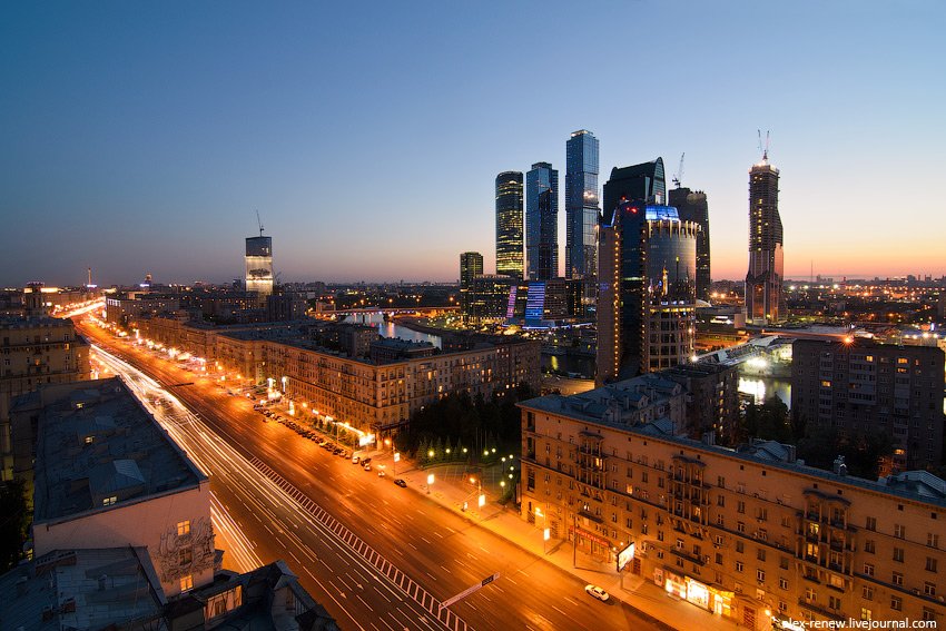 Кутузовский проспект в Москве